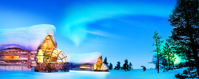 芬兰．冬季必选．圣诞老人村+梦幻玻璃屋寻极光+破冰船8天