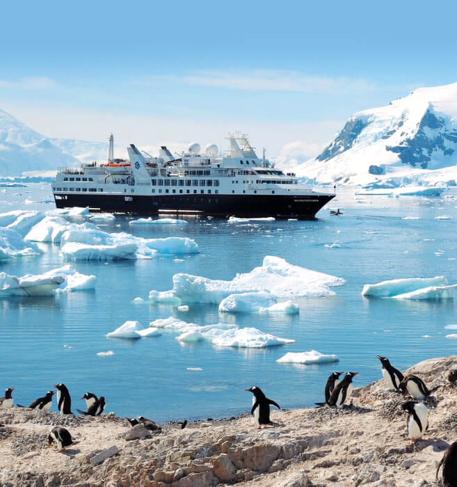 登陆徒步南极，豪华阳台套房，全程中文陪同